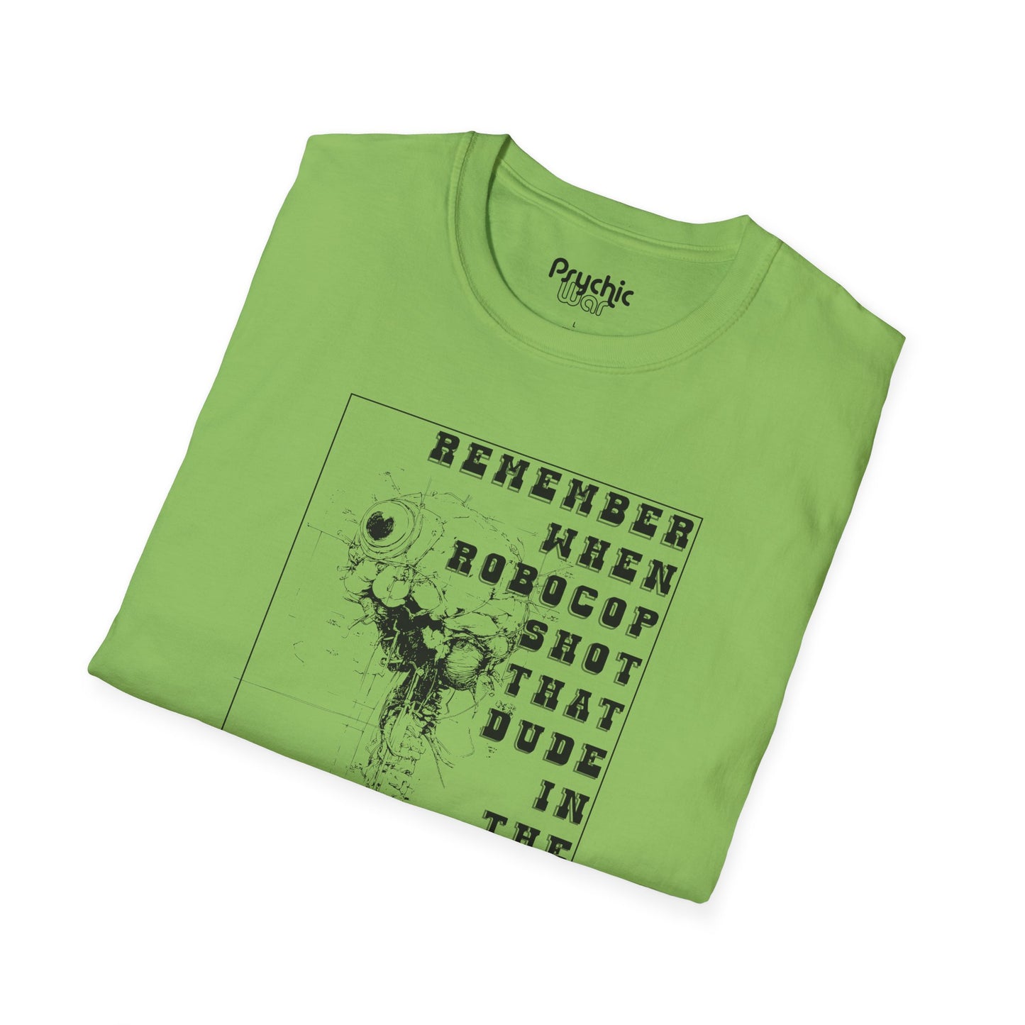 Robocop T-Shirt, Remember When Robocop Shot That Dude in The Dick Shirt
