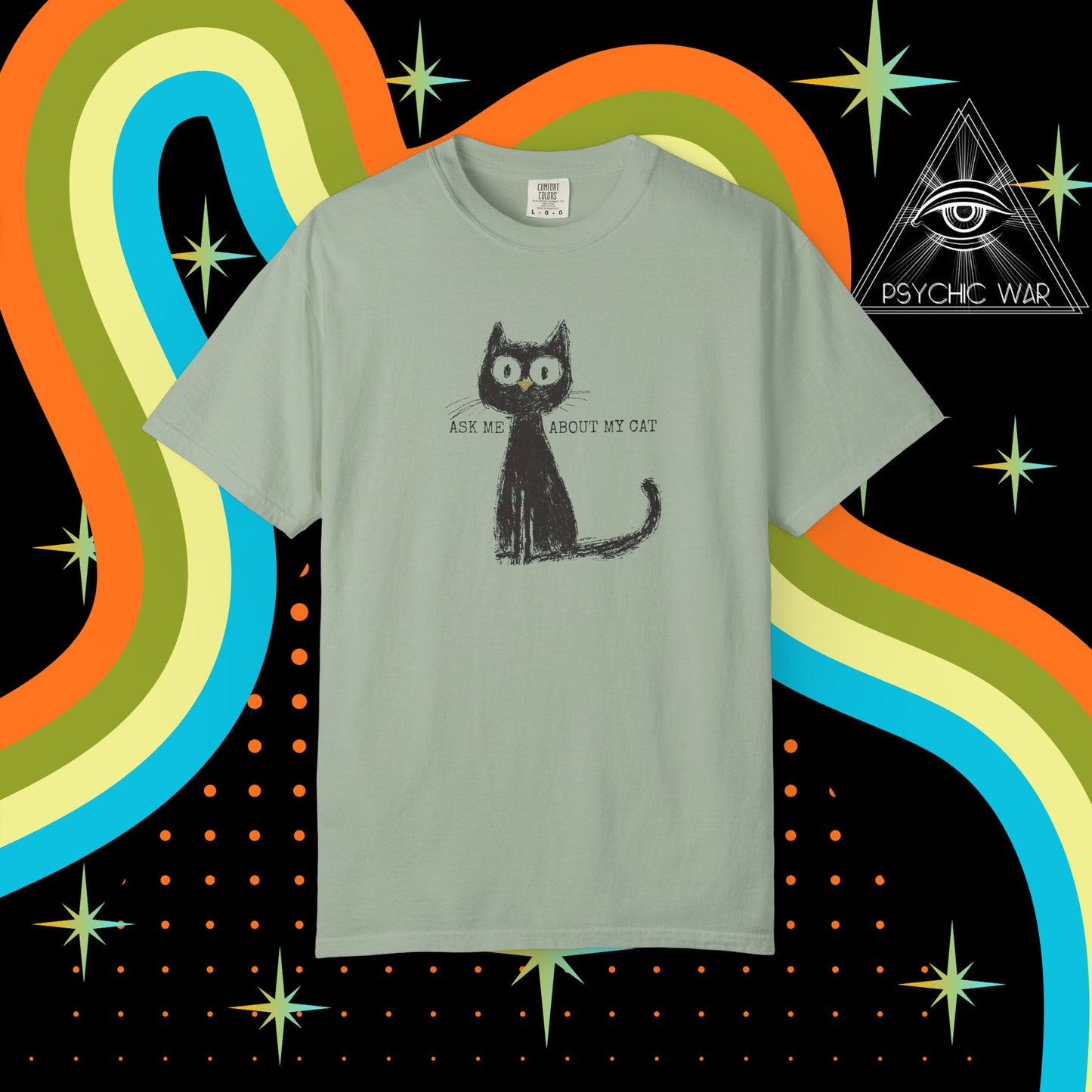 Ask Me About My Cat Shirt Funny TShirt