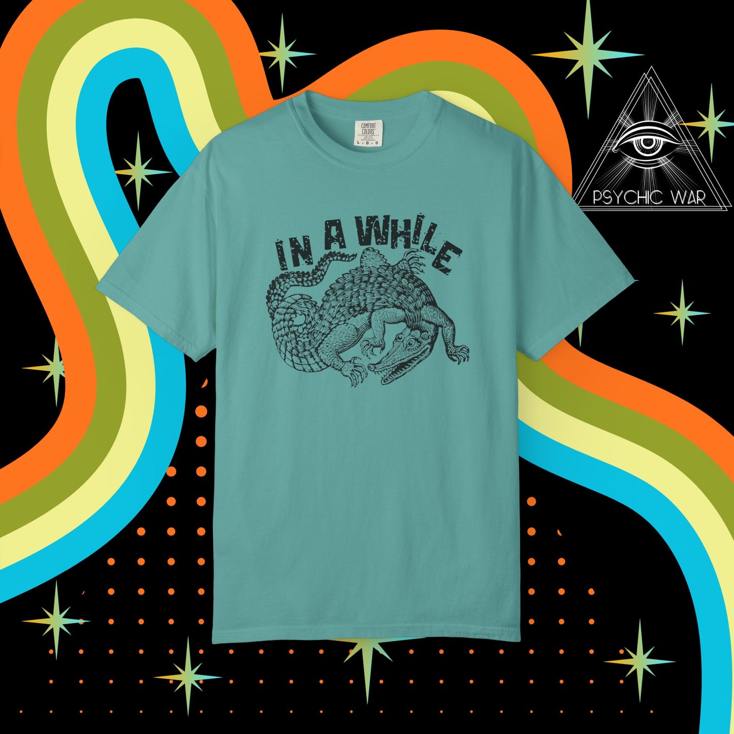 In a While Crocodile Funny Womens Tee See Ya Later Alligator T-Shirt