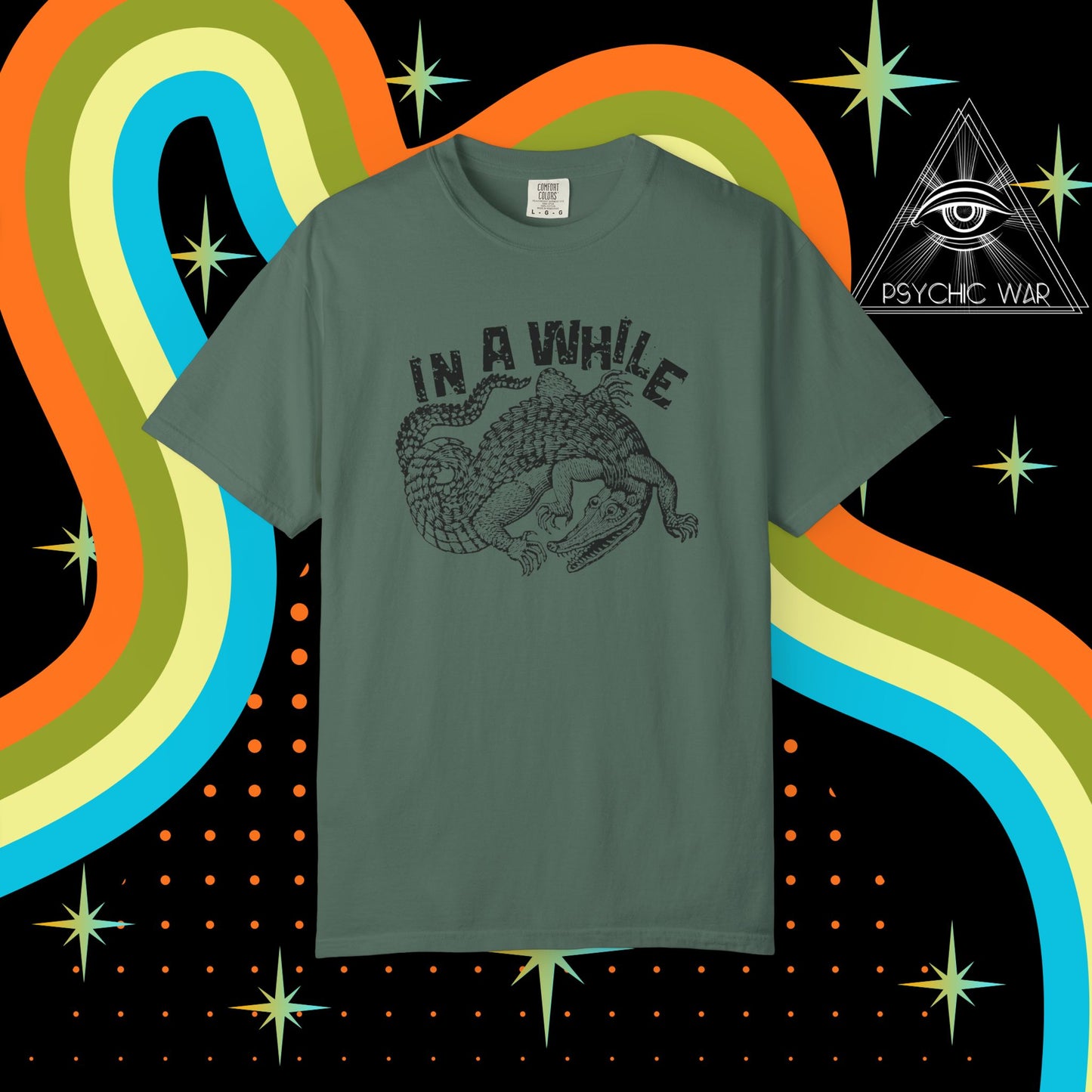 In a While Crocodile Funny Womens Tee See Ya Later Alligator T-Shirt