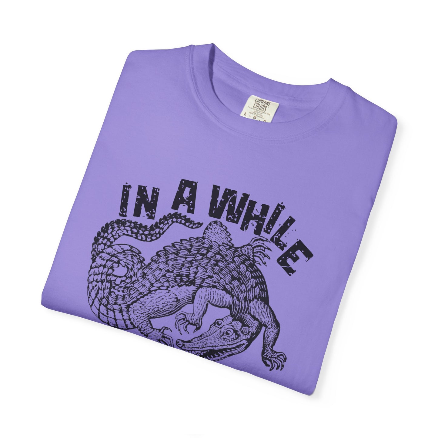 In a While Crocodile Funny Womens Tee See Ya Later Alligator T-Shirt
