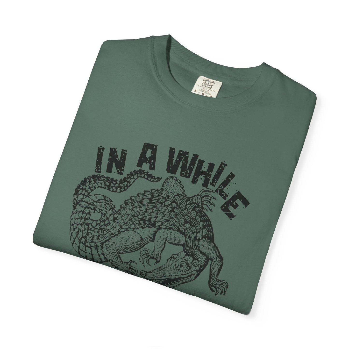 In a While Crocodile Funny Womens Tee See Ya Later Alligator T-Shirt