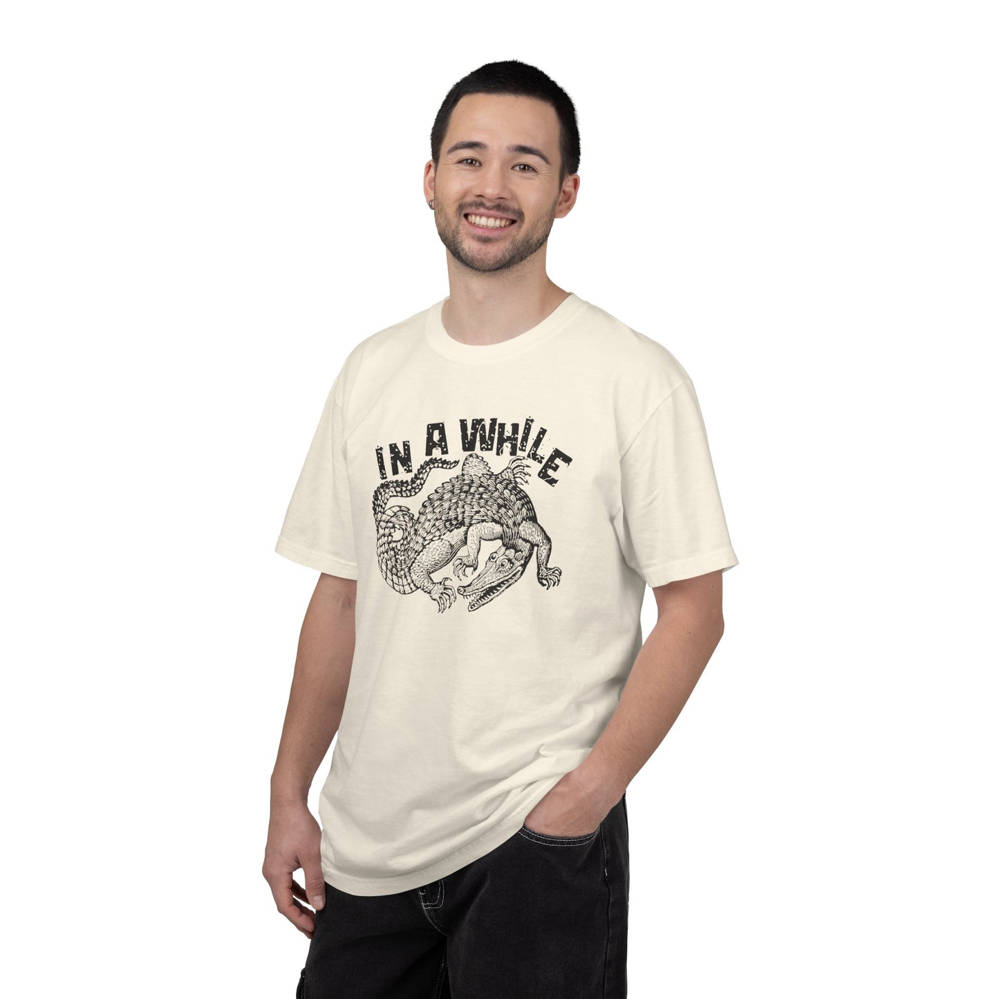 In a While Crocodile Funny Womens Tee See Ya Later Alligator T-Shirt