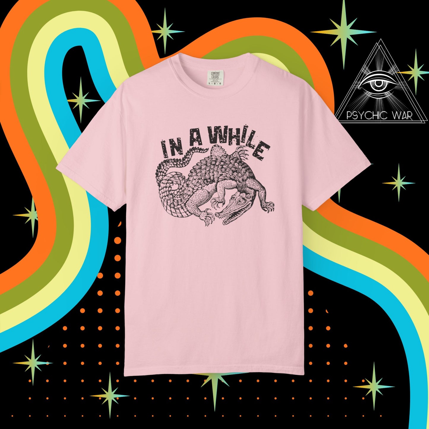 In a While Crocodile Funny Womens Tee See Ya Later Alligator T-Shirt