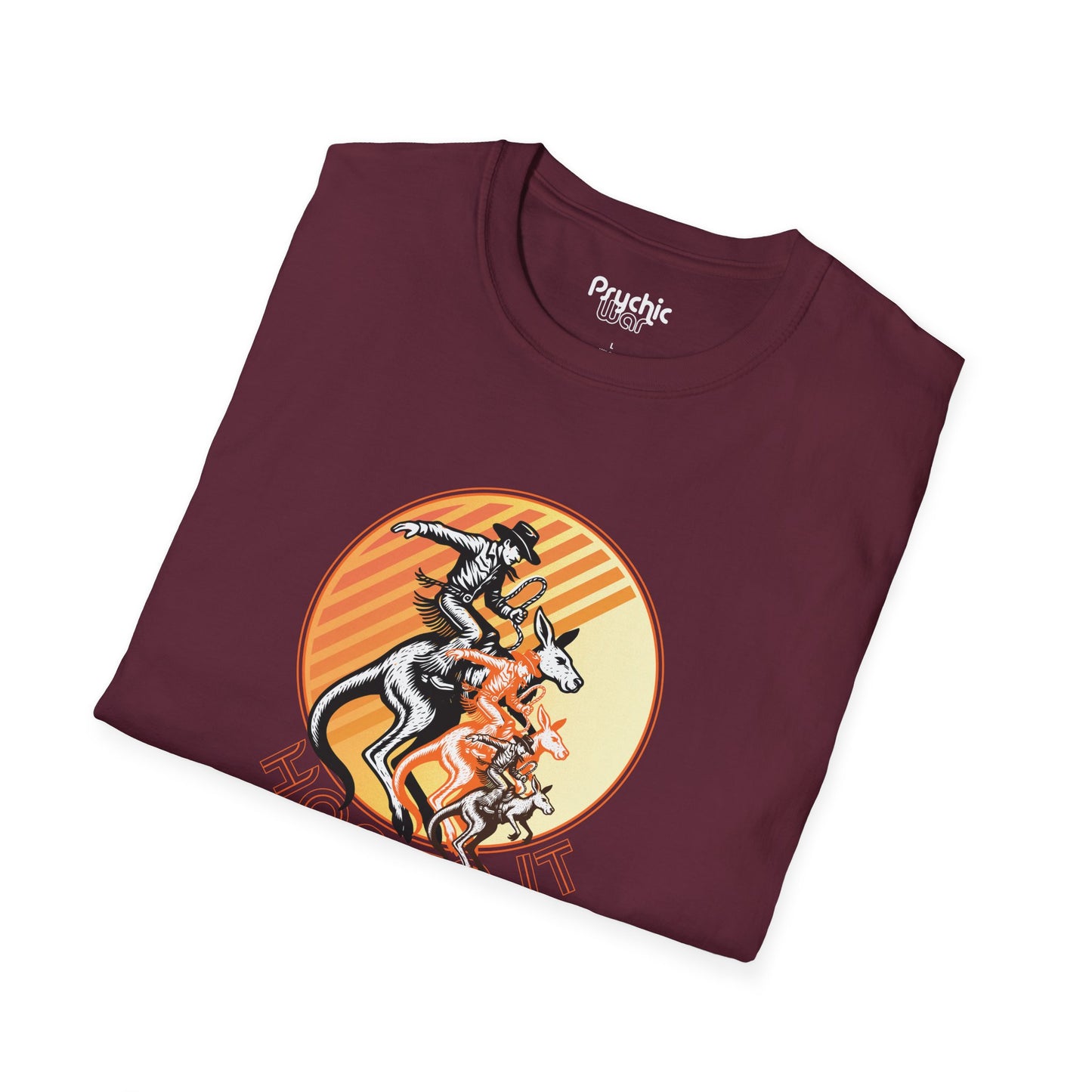 Retro Cowboy Kangaroo T-Shirt