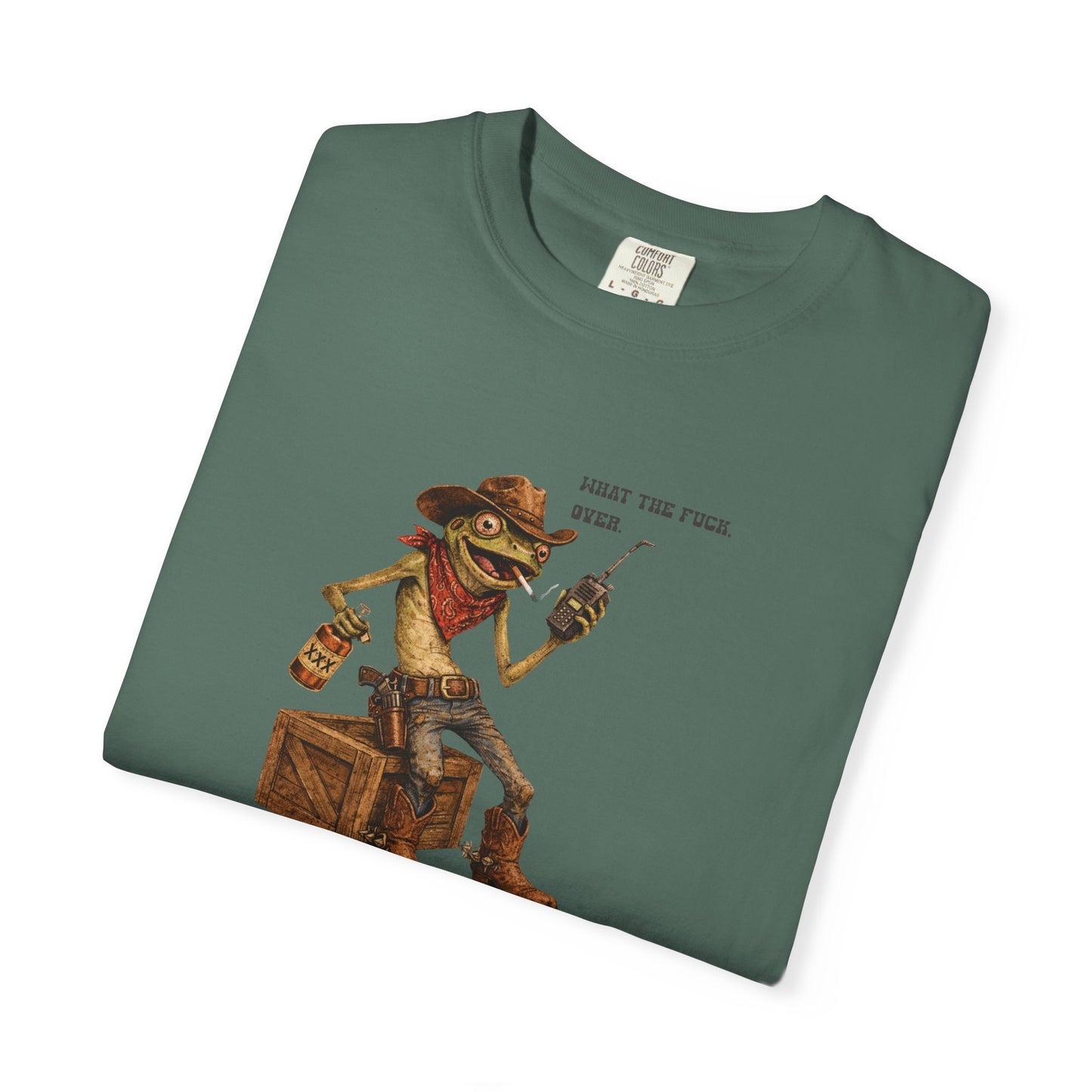 Cowboy Frog Tee Unhinged Toad Shirt