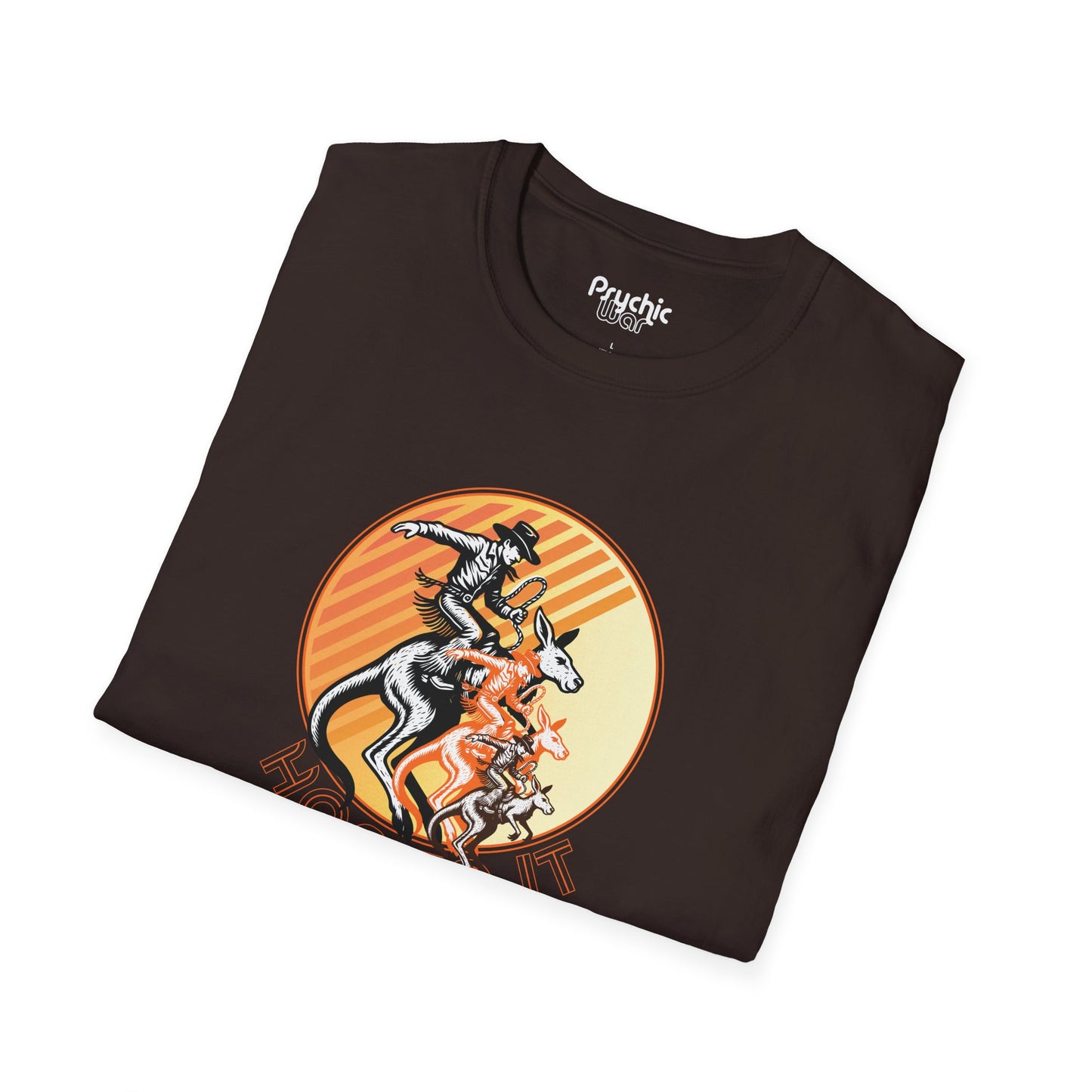 Retro Cowboy Kangaroo T-Shirt