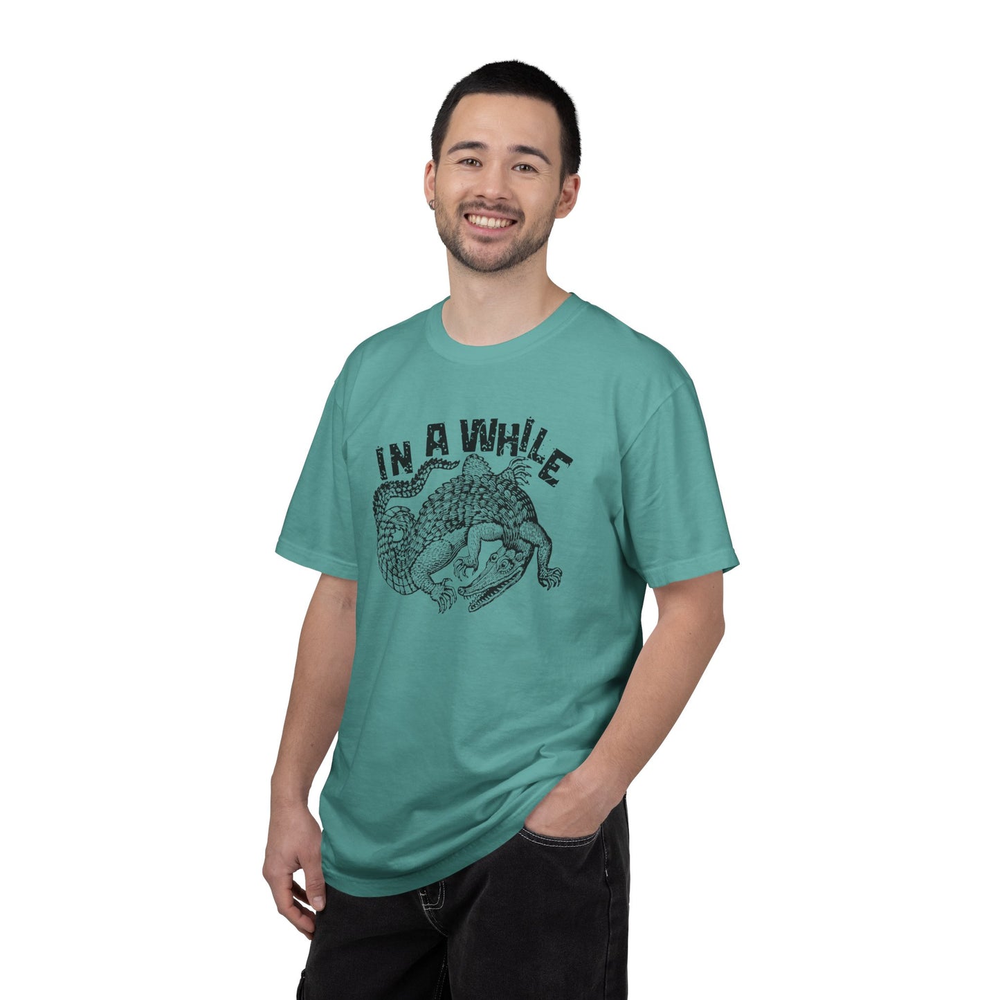 In a While Crocodile Funny Womens Tee See Ya Later Alligator T-Shirt