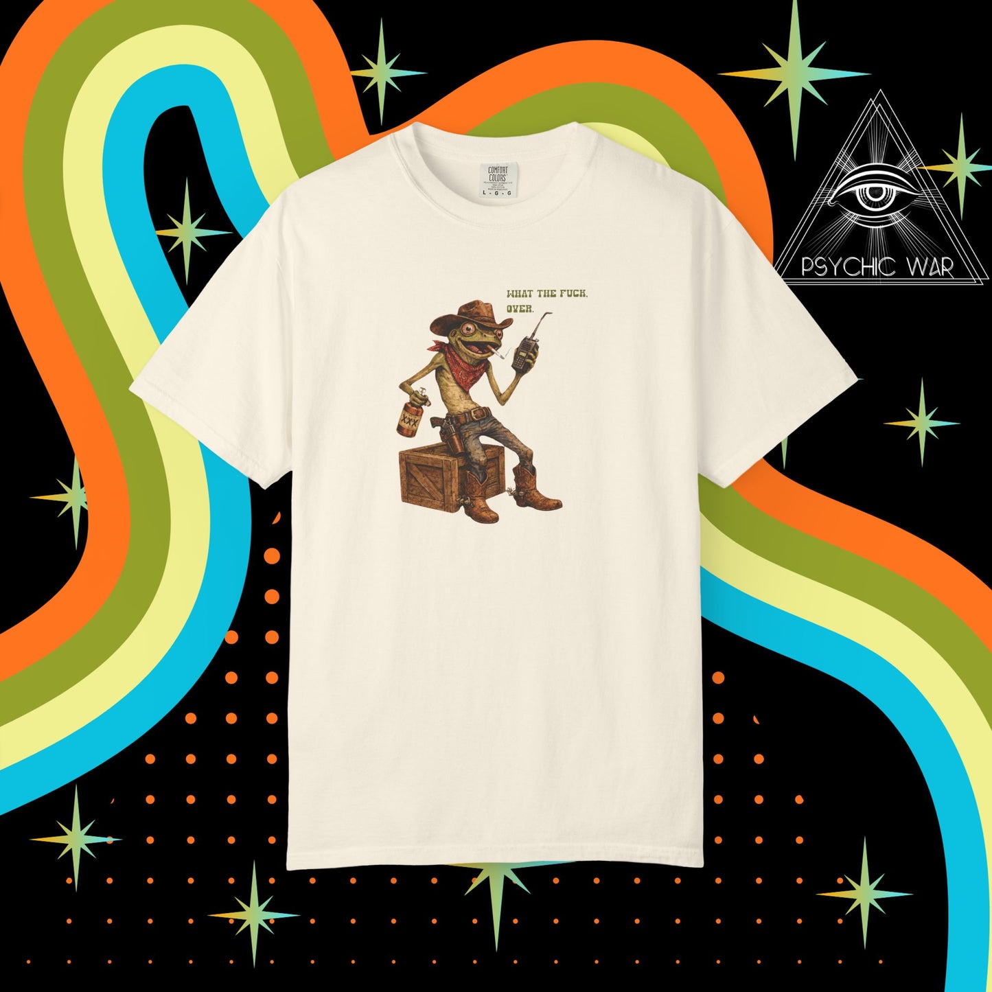 Cowboy Frog Tee Unhinged Toad Shirt
