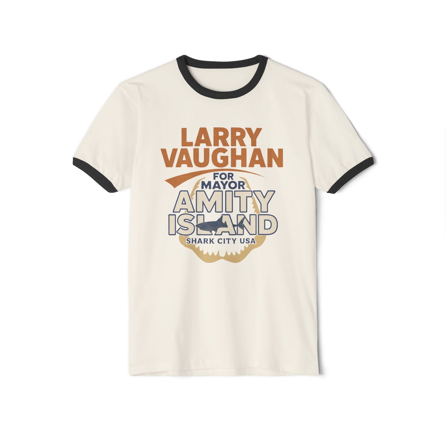 Jaws T-Shirt Larry Vaughan for Mayor of Amity Island Shirt