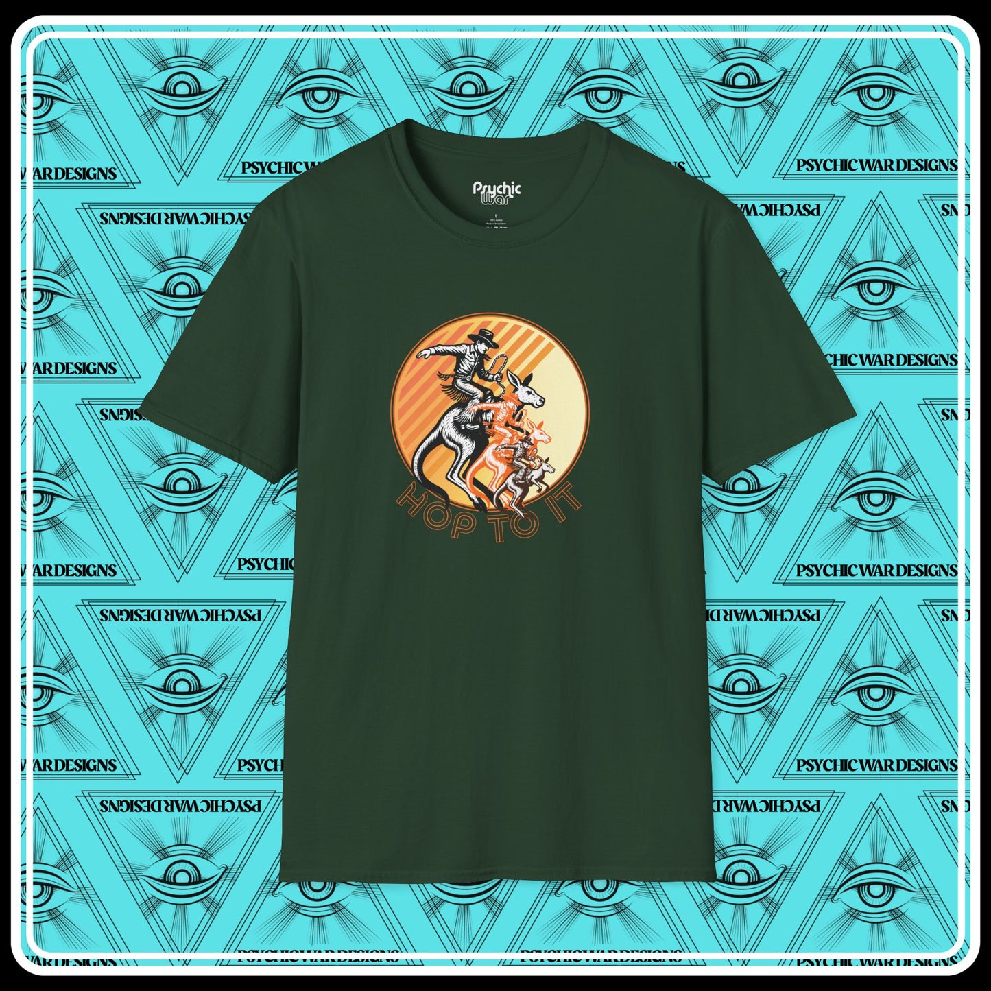 Retro Cowboy Kangaroo T-Shirt