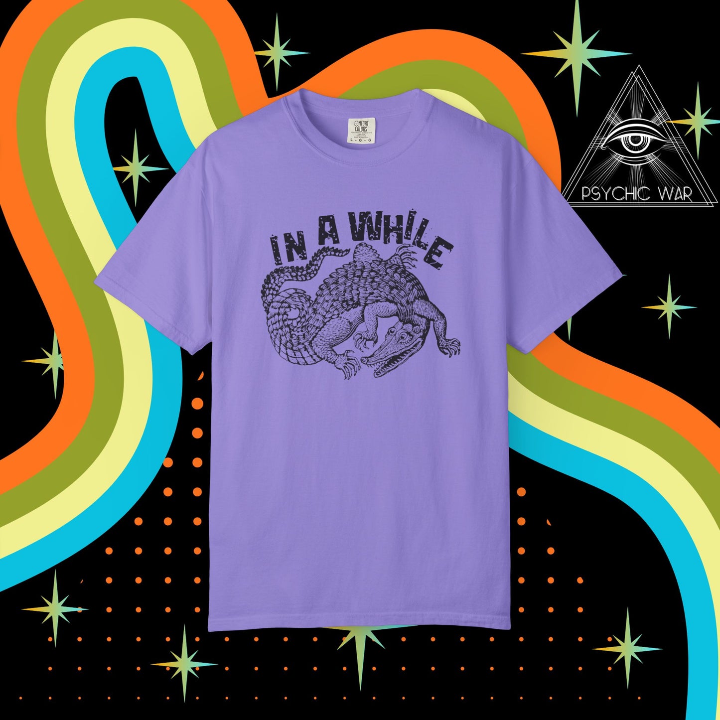 In a While Crocodile Funny Womens Tee See Ya Later Alligator T-Shirt