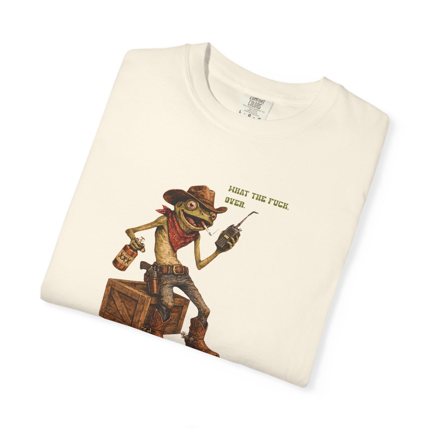 Cowboy Frog Tee Unhinged Toad Shirt