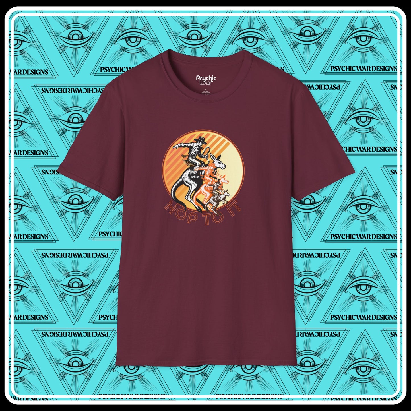 Retro Cowboy Kangaroo T-Shirt