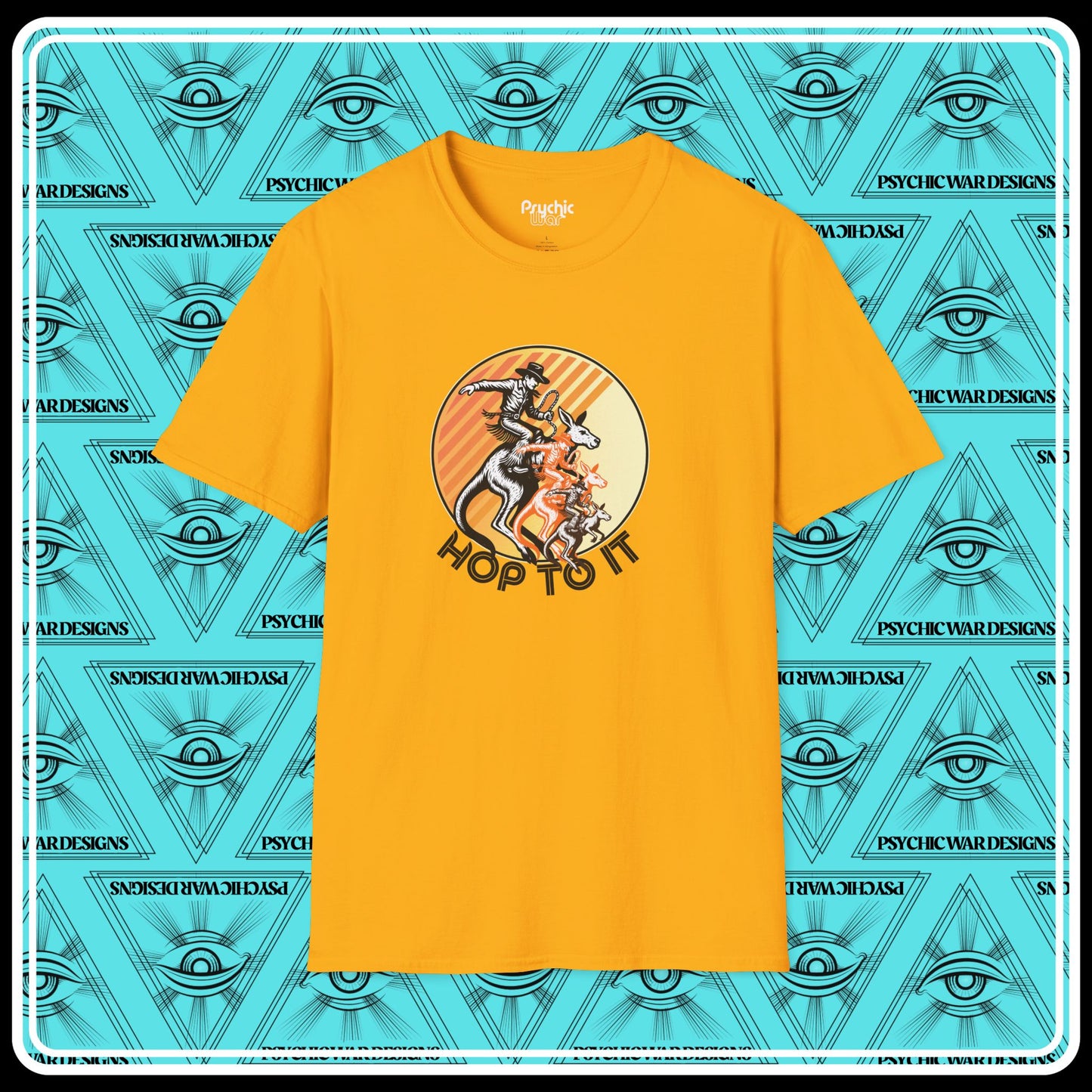Retro Cowboy Kangaroo T-Shirt