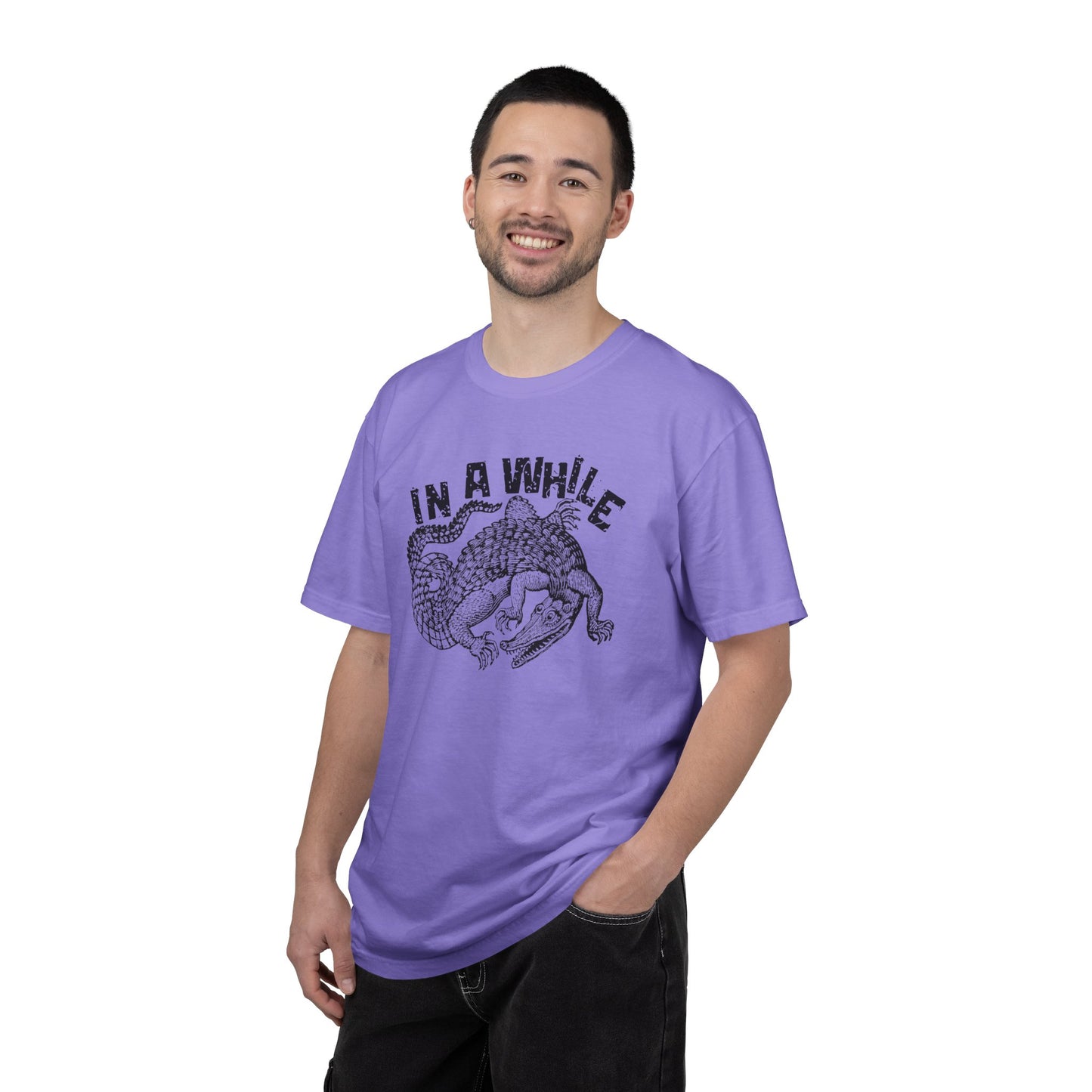 In a While Crocodile Funny Womens Tee See Ya Later Alligator T-Shirt