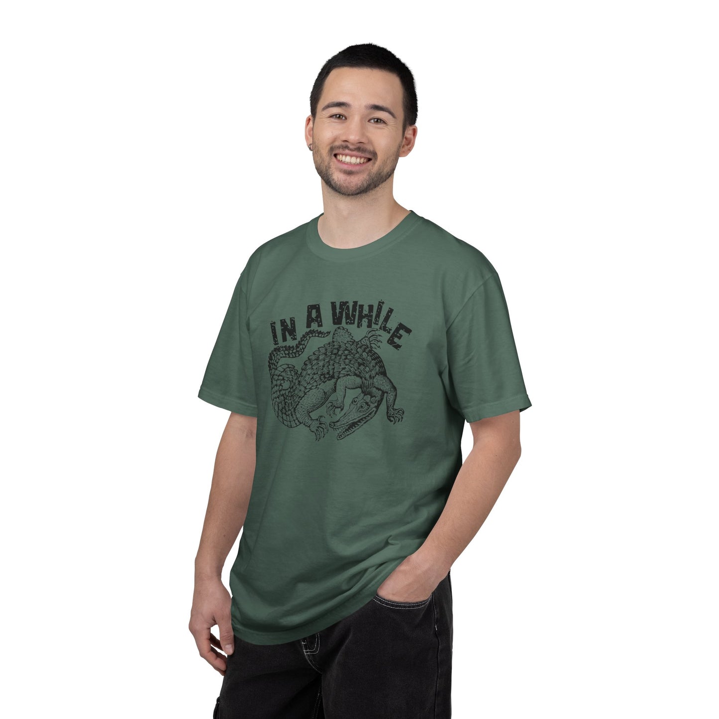 In a While Crocodile Funny Womens Tee See Ya Later Alligator T-Shirt