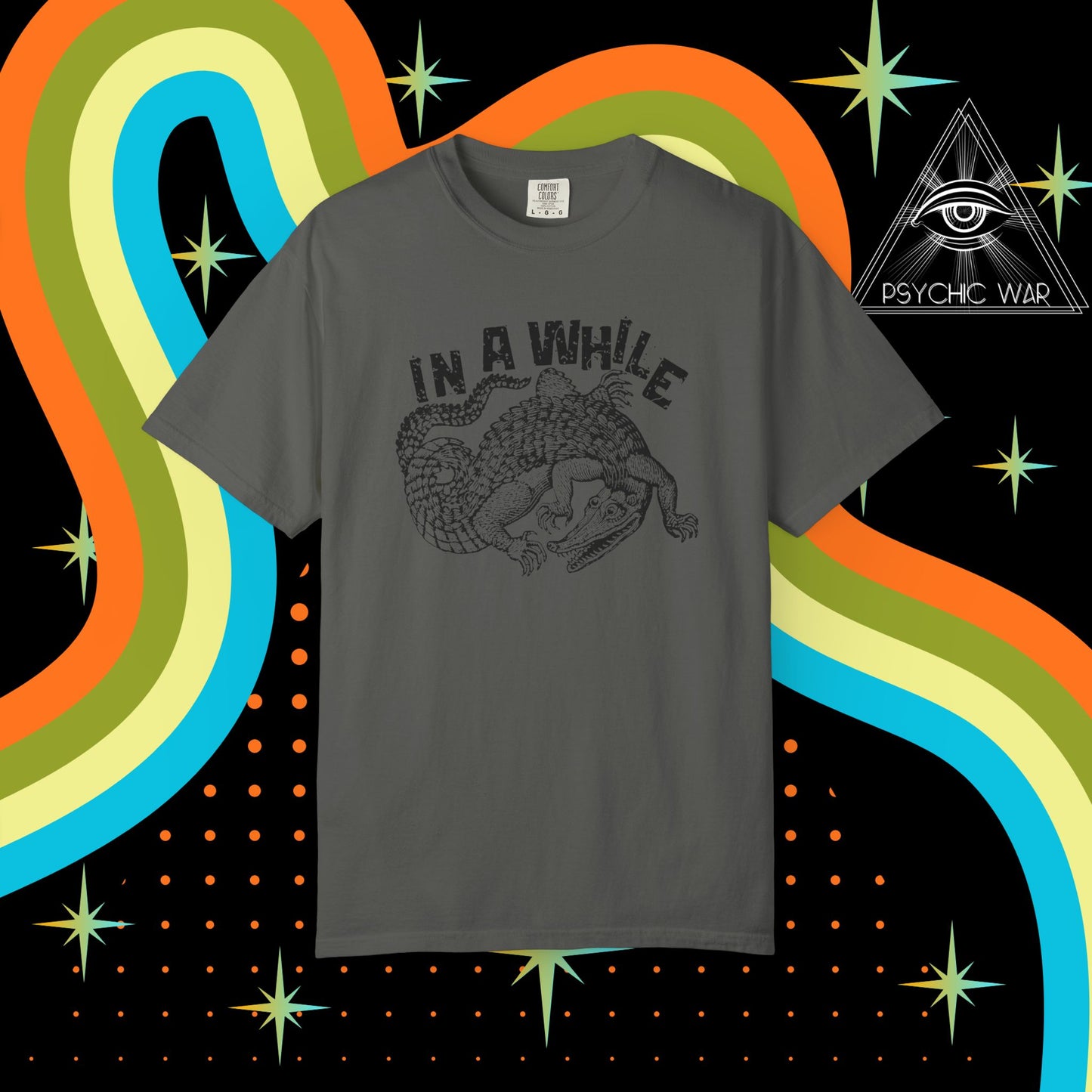 In a While Crocodile Funny Womens Tee See Ya Later Alligator T-Shirt
