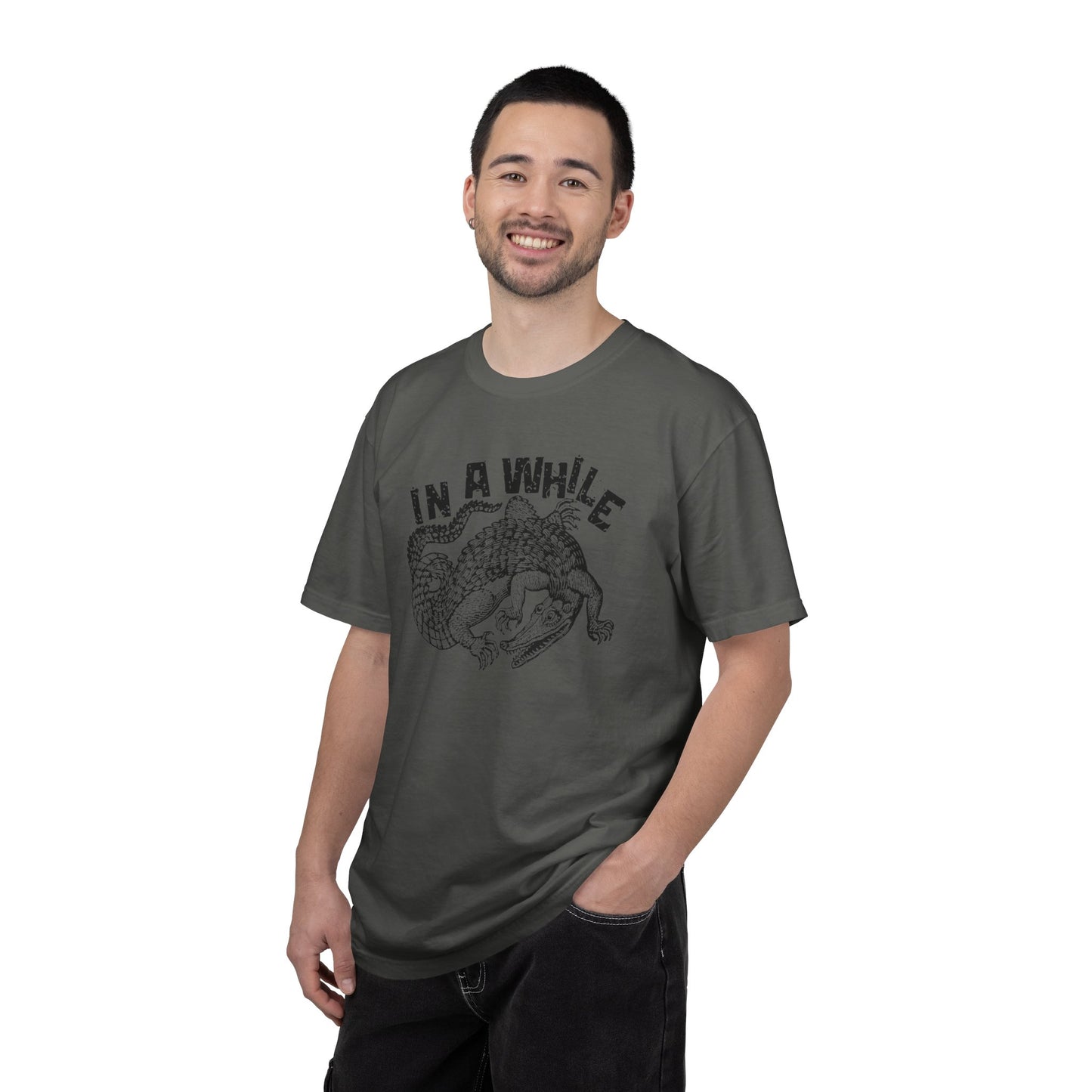 In a While Crocodile Funny Womens Tee See Ya Later Alligator T-Shirt