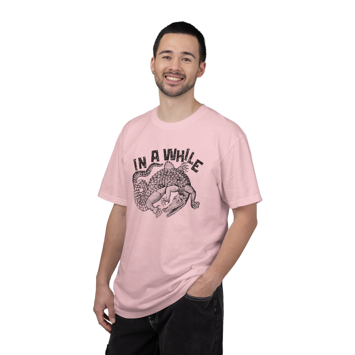 In a While Crocodile Funny Womens Tee See Ya Later Alligator T-Shirt