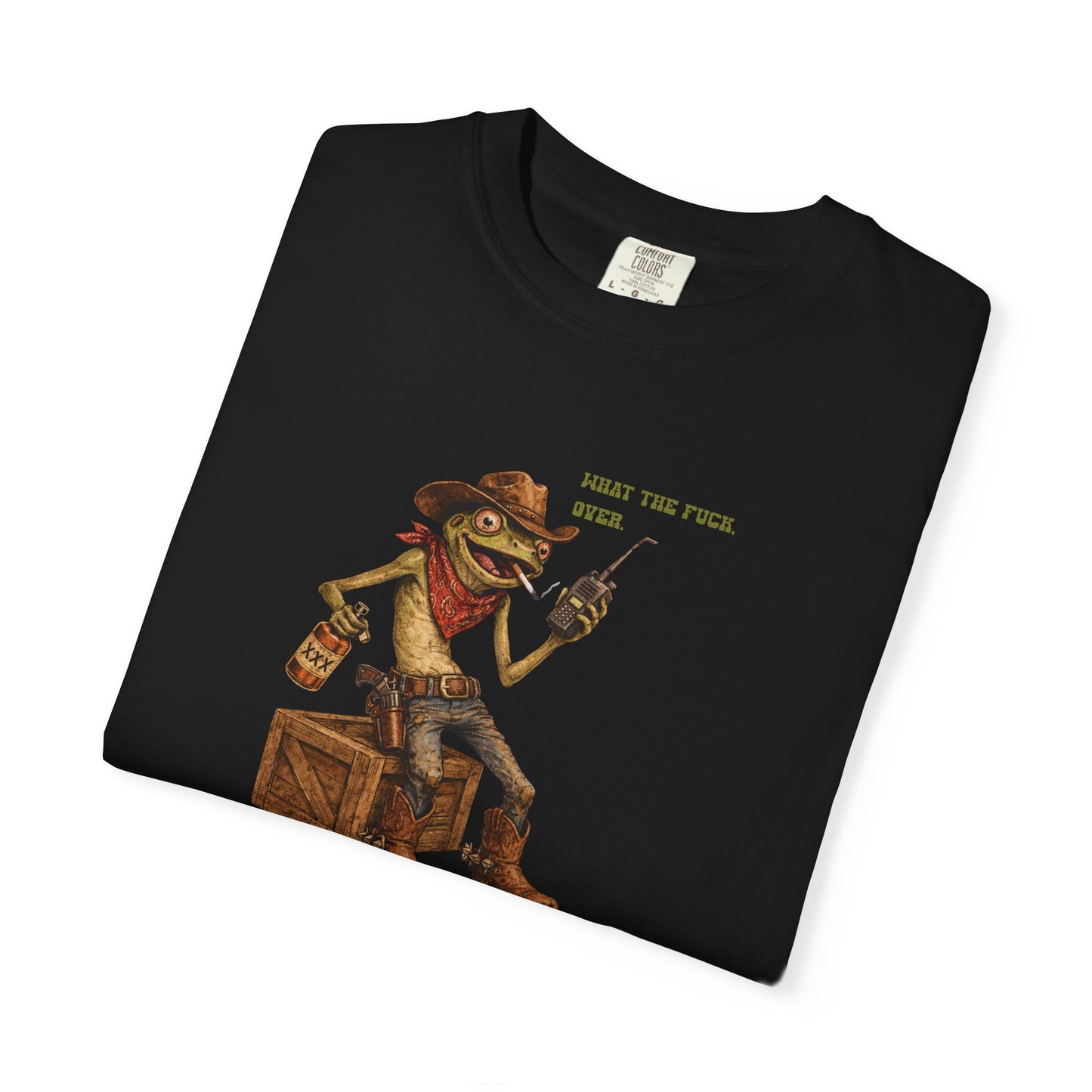Cowboy Frog Tee Unhinged Toad Shirt