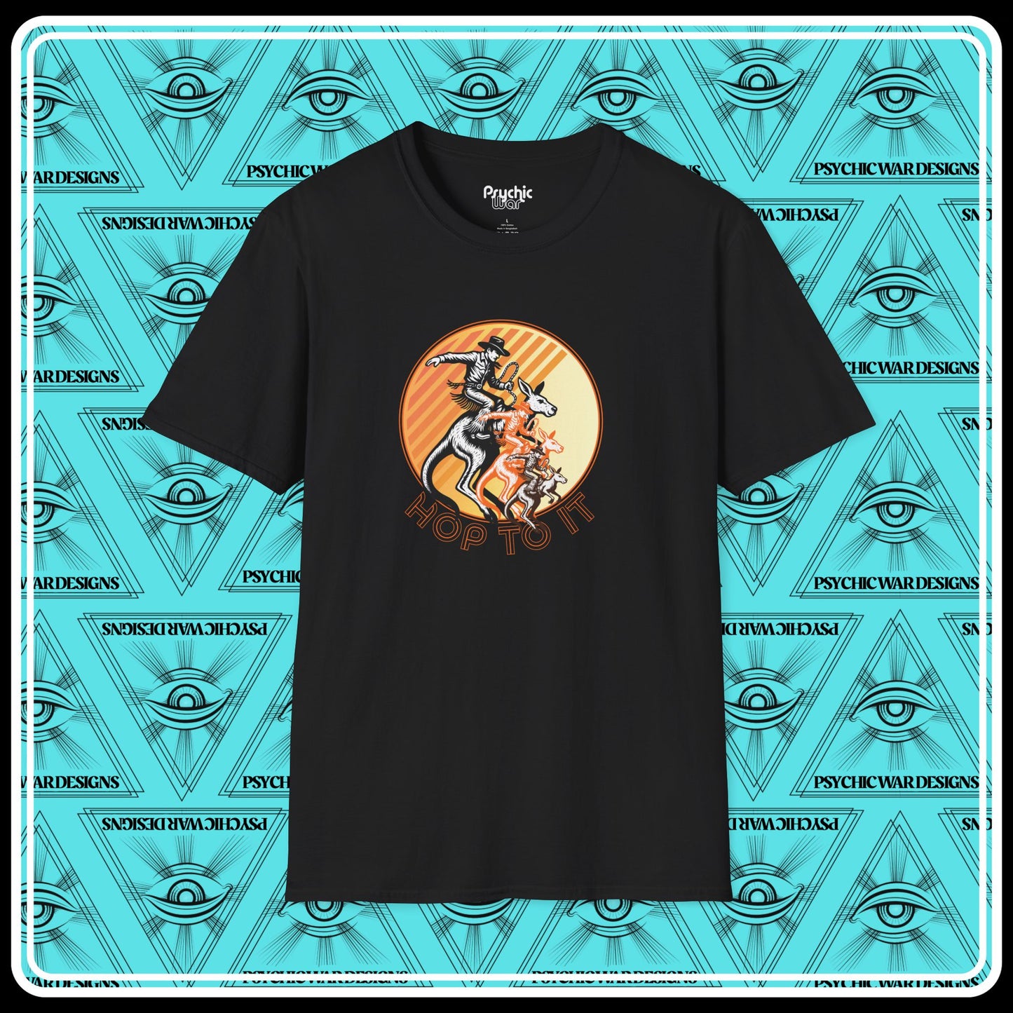 Retro Cowboy Kangaroo T-Shirt