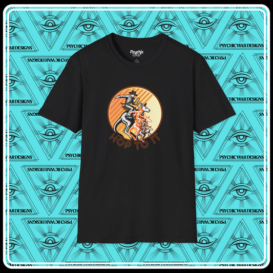 Retro Cowboy Kangaroo T-Shirt